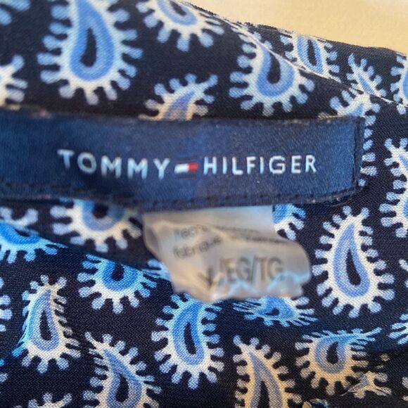 Tommy Hilfiger Paisley Sleeveless Blouse Ladies XL - Picture 4 of 6